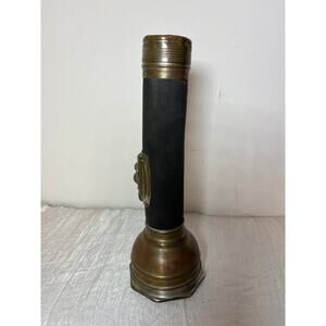 Vintage 1920s 3 Lamp Yale 102 Flashlight Railroad Lineman Red Green Clear